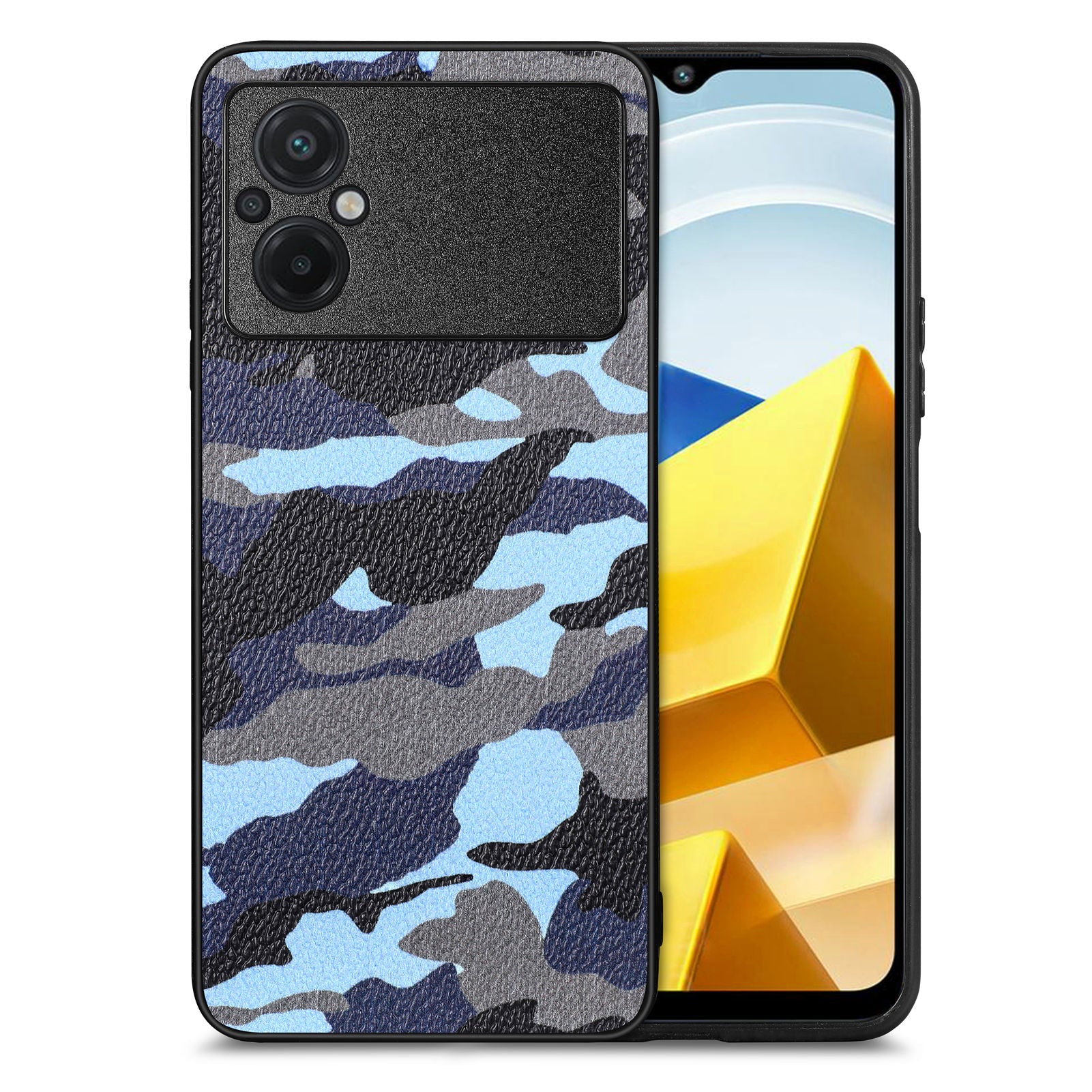 For Xiaomi Poco M5 4G Camouflage Pattern Phone Case Anti-scratch Leather Coated PC TPU Cover For Xiaomi Poco M5 4G Camouflage Pattern Phone Case Anti-scratch Leather Coated PC TPU Cover